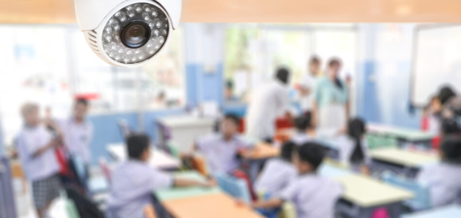 Cctv,security,monitoring,student,in,classroom,at,school.security,camera,surveillance